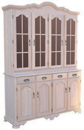 Laurentian 4 Door Hutch & Buffet