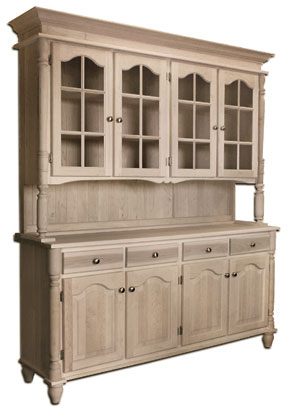 4-Door Hutch & Buffet with Turning